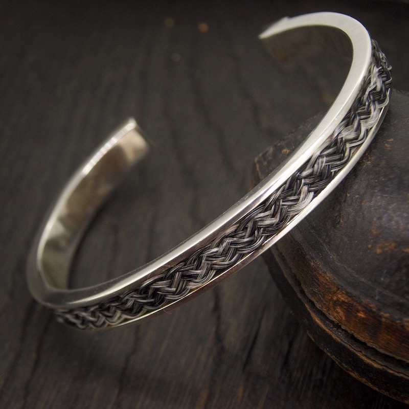 Inlaid Horsehair Bangle